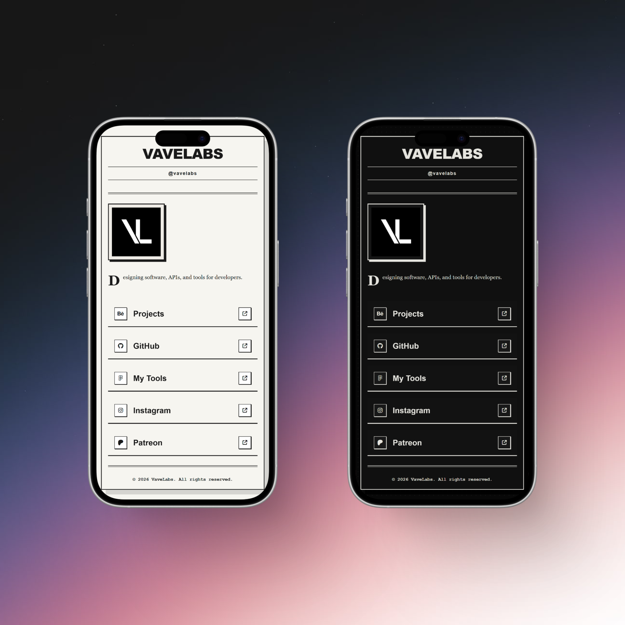 Editorial Press UI - Broadsheet Link Hub